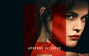 Adriana Ugarte in the poster of Netflix`s thriller web series `Hache`